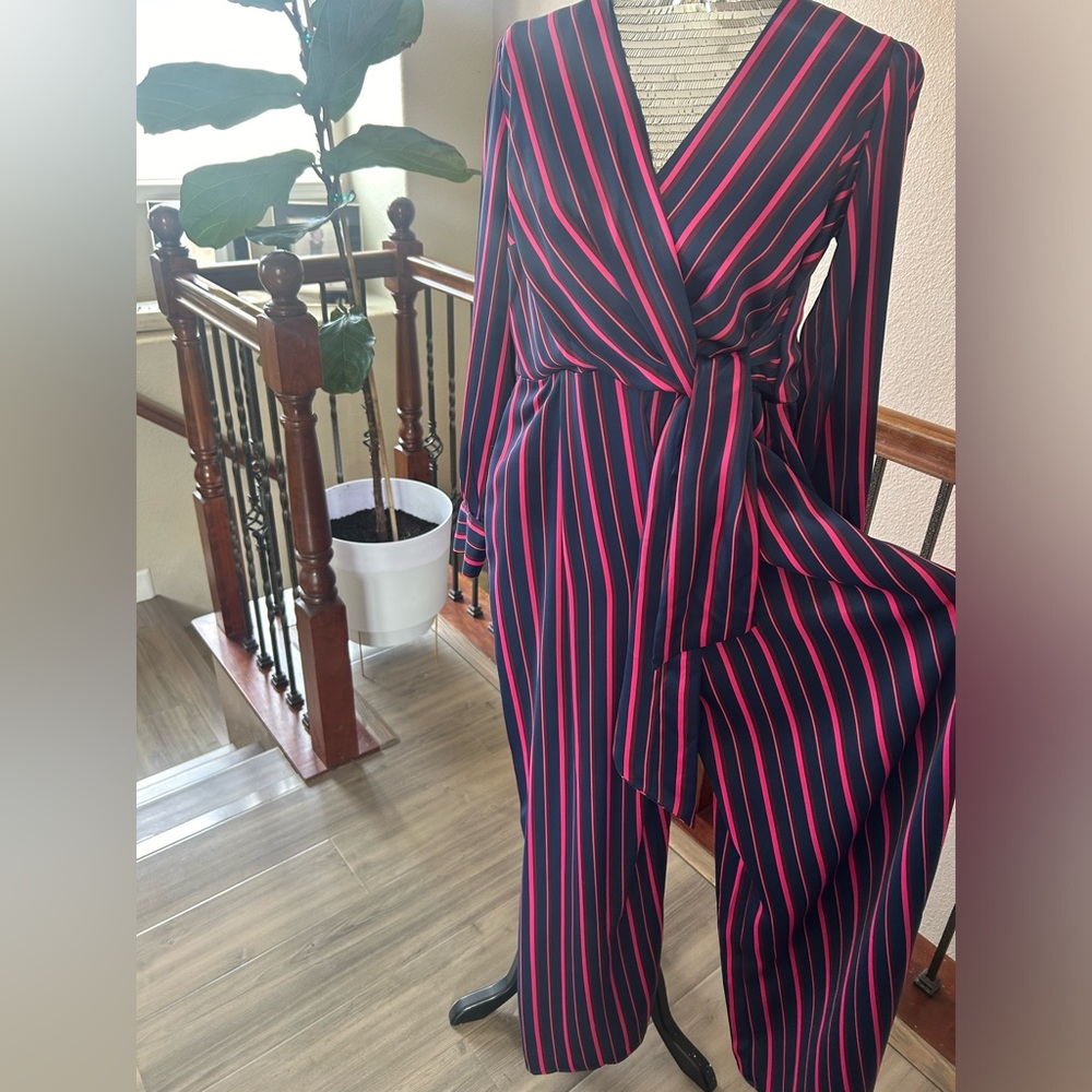 Nice soft satin jumpsuit. One time wear